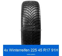 4x Firestone WinterHawk 4 3PMSF Winterreifen 225/45 R17 91H | 21112