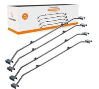 4x Flachplanenbügel Metall für Anhänger Planen, verstellbar 100-155 cm, stabile Planenbügel 2,5 mm, Planenspanner für Regenablauf, robuste Metallbügel für Anhänger Plane & Anhängerplane