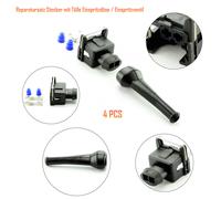 4X Fuel Injektor-Stecker Einspritzdüse Einspritz-ventil Für Bosch EV1(037906240)