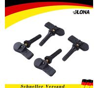 4x TPMS Reifendrucksensoren Metallventil Schwarz für Mercedes V Klasse Viano Vito