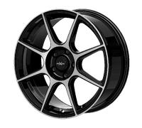 Axxion Axxion X2 schwarz hochglanzpoliert 7x17 ET25 - LK4/108 ML72.6 Alufelge schwarz