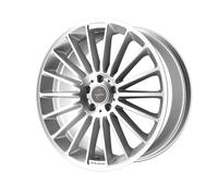 Keskin KT15 Speed Silver Painted Alufelge 17 Zoll ET48 5x108 ML72,6