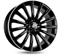 17 Zoll KESKIN KT18 5x120 ET35 Alufelgen BLACK LIP POLISH