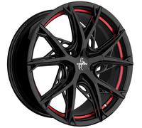 Alufelge KESKIN KT24 Einteilig Black Painted Red Inside (BPRI) 8.50 x 19 ET 45.00 5x114.30