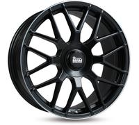 MAM WHEELS MAM GT.1 matt black lip polish 8.0Jx18 5x100 ET30