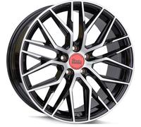 MAM Wheels Rs4 Black Front Polish 7.5x17 ET 45 5/114,3 Alufelge Schwarz