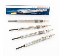 4x Glühkerze Original Bosch Duraterm 0250201055 für MERCEDES PUCH G-KLASSE W463