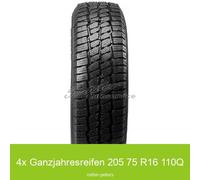 4x Goodride All Season Master SW-613 205/75 R16 C 110Q Ganzjahresreifen | 54820
