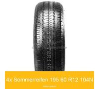 4x Gripmax Cargo Carrier Sommerreifen 195/60 R12 C 104N | 31901