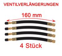 4x Gummiventile Ventilverlängerung flexibel 160mm PKW LKW Lieferwagen Wohnmobil