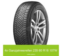 4x Hankook Kinergy 4S 2 H-750 3PMSF XL 235/60 R18 107W Allwetterreifen | 60714