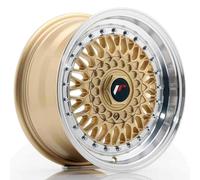 4x Japan Racing JR9 15x7 ET20 4x100/108 Gold 15 Zoll Alufelgen rims RS