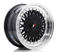 4x Japan Racing JR9 15x7 ET20 4x100/108 Schwarz 15 Zoll Alufelgen rims RS