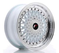 4x Japan Racing JR9 15x7 ET20 4x100/108 Weiß 15 Zoll Alufelgen rims RS
