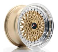 4x Japan Racing JR9 15x8 ET15 4x100/114 Gold 15 Zoll Alufelgen rims RS