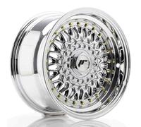 4x Japan Racing JR9 15x8 ET20 4x100/108 Chrom 15 Zoll Alufelgen rims RS