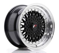 4x Japan Racing JR9 15x8 ET20 4x100/108 Schwarz 15 Zoll Alufelgen rims RS