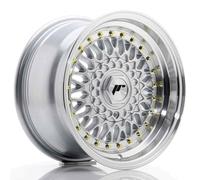 4x Japan Racing JR9 15x8 ET20 4x100/108 Silber 15 Zoll Alufelgen rims RS