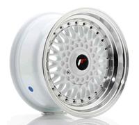 4x Japan Racing JR9 15x8 ET20 4x100/108 Weiß 15 Zoll Alufelgen rims RS