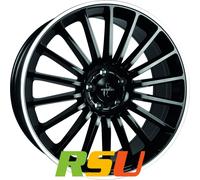 4x Keskin KT15 Speed black lip polish 8.5x20" ET30 LK5 112 ML 66.6 Alufelgen ...