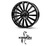 4x Keskin KT18 8,5x19 5/112,0 ET45 Black Lip Polish