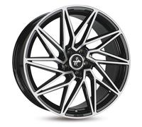 19 Zoll KESKIN KT20 5x114,3 ET40 Alufelgen BLACK FRONT POLISH