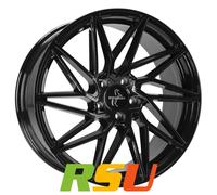4x Keskin KT20 Future black painted 8.5x20" ET30 LK5 112 ML 72.6 Alufelgen 20...