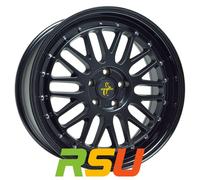 4x Keskin KT22 Retro matt black painted 8.5x19" ET30 LK5 100 ML 57.1 Alufelge...