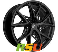 4x Keskin KT24C Thunder black painted 8.5x19" ET35 LK5 120 ML 72.6 Alufelgen ...
