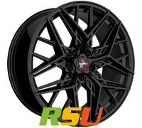 4x Keskin KT25 Pearl black painted 8.5x20" ET45 LK5 114.3 ML 72.6 Alufelgen 2...