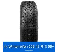 4x Kormoran Snow 3PMSF XL 225/45 R18 95V Winterreifen | 51581