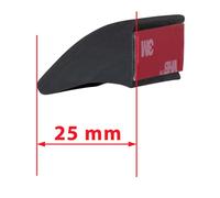 4x Universelle Kotflügel Verbreiterung 25mm passend für Toyota Radlauf 200cm