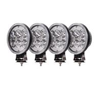 4x LED Fernscheinwerfer Zusatzscheinwerfer Scheinwerfer Leuchten Licht rund