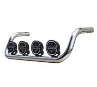 4x LED Fernscheiwerfer + Lampenbügel Hochdach LKW Truck + TÜV-Teilegutachten