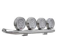 4x LKW LED Fernscheinwerfer + Lampenbügel passend für Iveco Eurotech Eurocargo