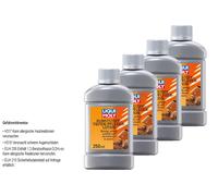 4x Liqui Moly Kunststofftiefenpfleger Lotion Plastic Deep Care Gummipflege 250ml
