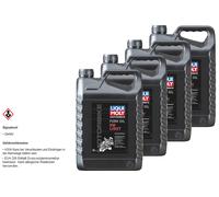 4x Liqui Moly Motorbike Fork Oil 5W light Motorrad Gabelöl Stoßdämpferöl 5L