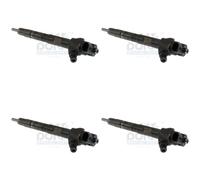 4x MEAT & DORIA Einspritzdüse für VW Golf VII 5G1 1.6 TDI BE1 AM1 BA5
