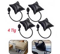 4x Montagekissen Fenster Spreizkißen Luftpumpe Hebekißen Möbelheber Montagehilfe