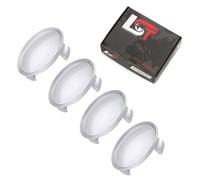 4x Nabendeckel Felgendeckel Naben Abdeckung Silber Metallic ø 75mm für DAIMLER