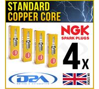 4x NGK BCPR6E-11 (3132) Standard Zuendkerze For NISSAN SILVIA 1.8 84>89