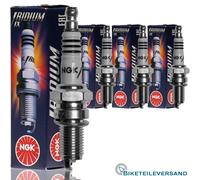 4X NGK Zündkerze LKAR9BI-9 Originalersatzteil Iridium 6205