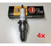 4X NGK Zündkerze V-Line 21 , BUR5ET-10 , Oldtimer VW Audi Seat 1,3 - 1,6 Benzin