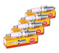 4x NGK Zündkerzen | 4x BUR5ET-10, 7264 für Golf 1 2 Jetta 2 Passat Santana Scirocco 80 100