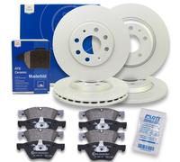 4x Original ATE Bremsscheiben Ceramic Bremsbeläge Satz passend für Opel Vectra