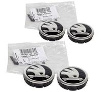 4x ORIGINAL Skoda Nabendeckel Felgendeckel Ø 56 mm FABIA 3 SUPERB 3 5E0601151FOD