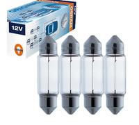 4x OSRAM ULTRA LIFE KOFFERRAUMBELEUCHTUNG HANDSCHUHFACHBELEUCHTUNG 36mm 32298343