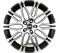 4x Oxigin 14 Oxrock black full polish 8.5x18 ET35 - LK5/100 ML63.4 Felge Alu