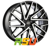 4x Oxigin 28 Oxmove black full polish 8.5x19" ET30 LK5 114.3 ML 72.6 Alufelge...