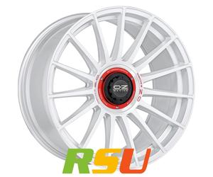 4x OZ Superturismo Evoluzione WRC white 8.5x19" ET38 LK5 114.3 ML 75 Alufelge...